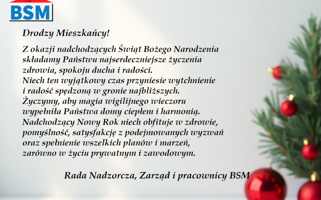 Życzenia świąteczne